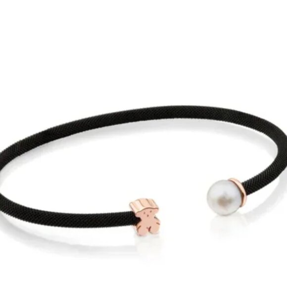 Tous Black and Rose Ip Steel Icon Mesh Bracelets Bundle for @suyi - Picture 2 of 2